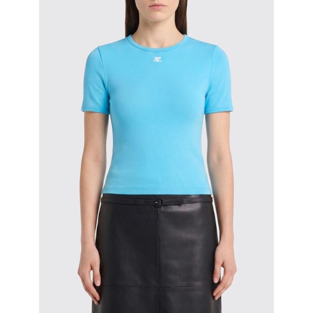 Courreges T-Shirt Woman Water